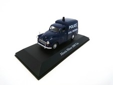 MORRIS MINOR 1000 VAN polizia 1:43 ATLAS UK POLICE DIECAST MODELLO AUTO CAR U4