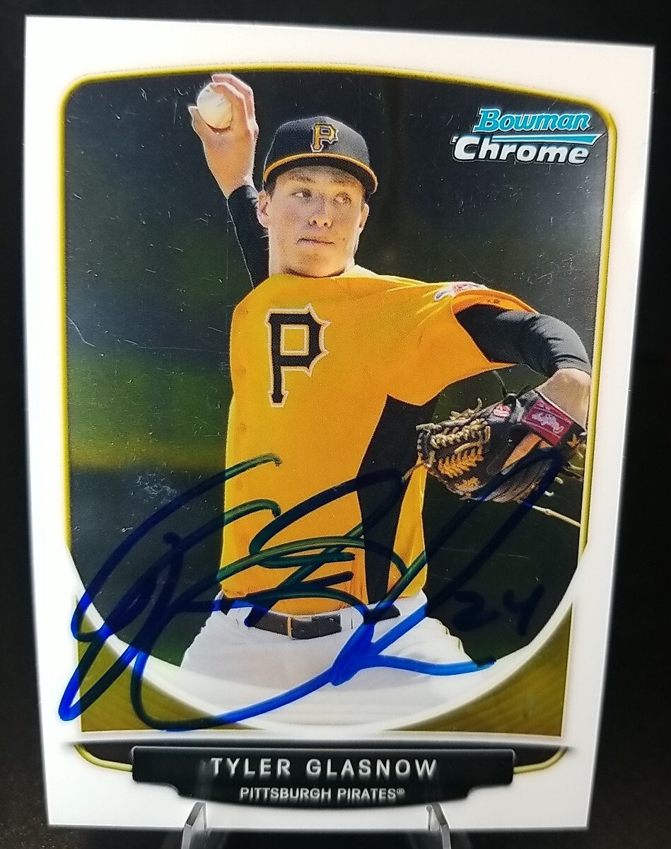 2013 Bowman Chrome - Prospects Tyler Glasnow #BCP134 (RC) (AU) ON CARD AUTO