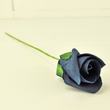 Artificial Wedding Flowers Sample Colour - Single Foam Rose Bud 