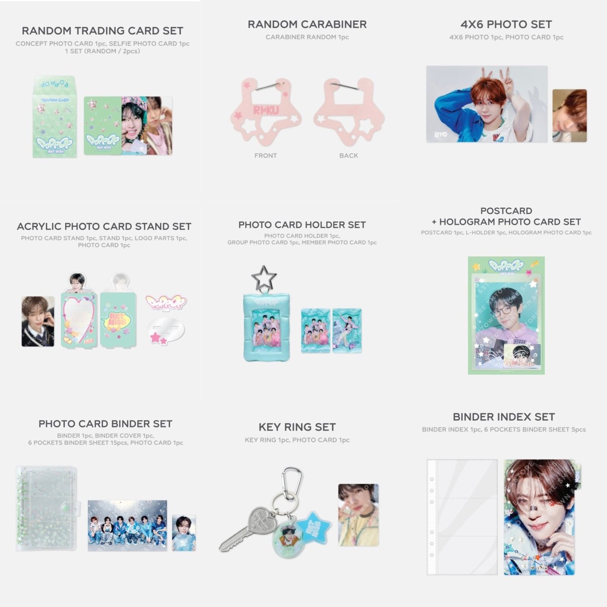 NCT WISH THE 2nd MINI ALBUM 'POPPOP' OFFICIAL MD GOODS | eBay