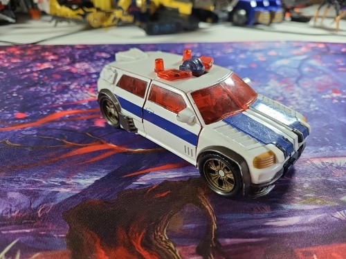 Hasbro 2005 Transformers Cybertron Earth Planet Deluxe Class RED ALERT no key - Picture 2 of 6