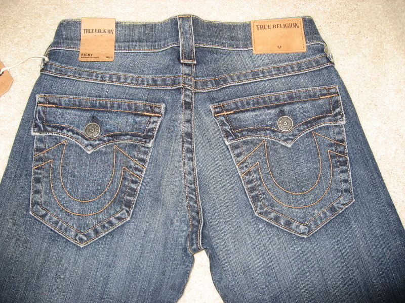 NWT TRUE RELIGION Mens Ricky Relaxed Straight Leg Jeans Size NWT TRUE RELIGION Mens Ricky Relaxed Straight Leg Jeans Size