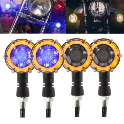 4x For Kawasaki Vulcan VN 500 900 1800 Motorcycle LED Turn Signal Blinker Lights