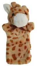 Lillian Vernon Hand Puppet Baby Giraffe Safari Animal Kid Toy 13 x 8 Inch