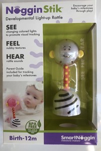 smartnoggin nogginstik developmental rattle