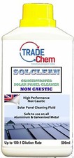 Solclean Concentrated Solar Panel Cleaner 500ml Bottle
