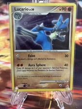 Pokémon TCG Lucario D/P Training Kit 1 Gold 3/11 Cosmos Holo Rare Common LP