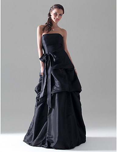 Gorgeous evening/prom dress - Navy taffeta - size 4