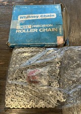 WHITNEY CHAIN 40R RIVETED EXCEL PRECISION ROLLER CHAIN 10 FEET