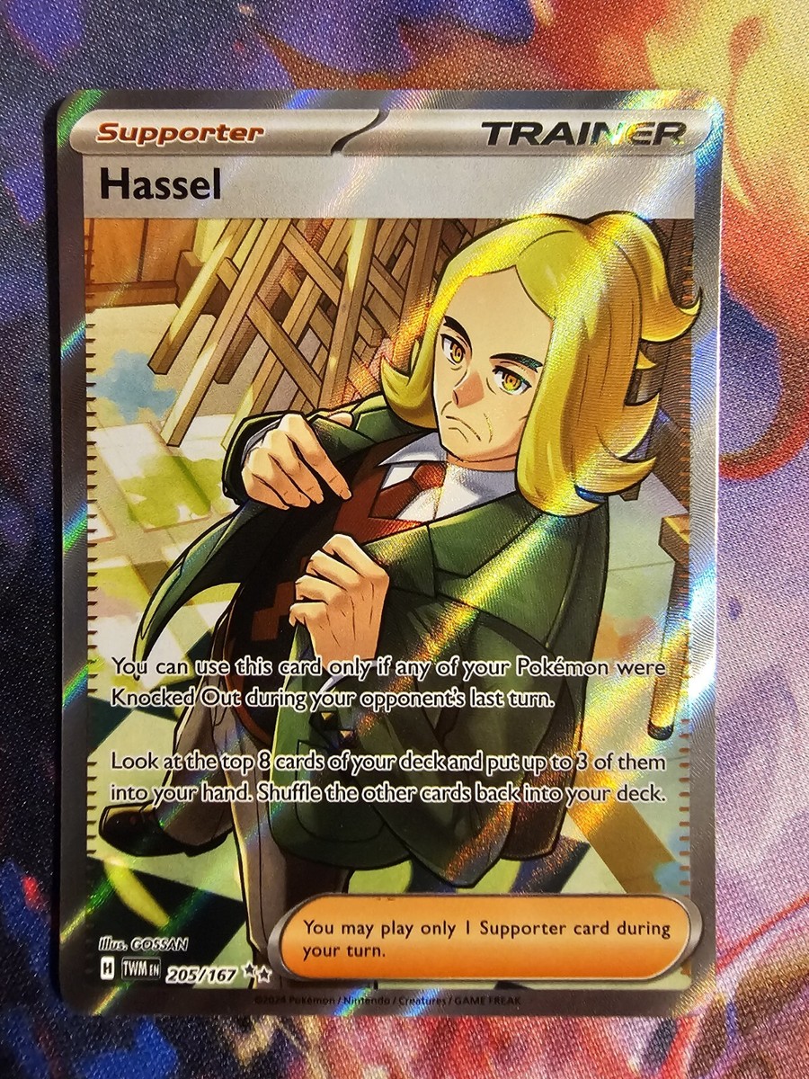 Pokemon TCG Twilight Masquerade Hassel 205/167 Full Art Rare