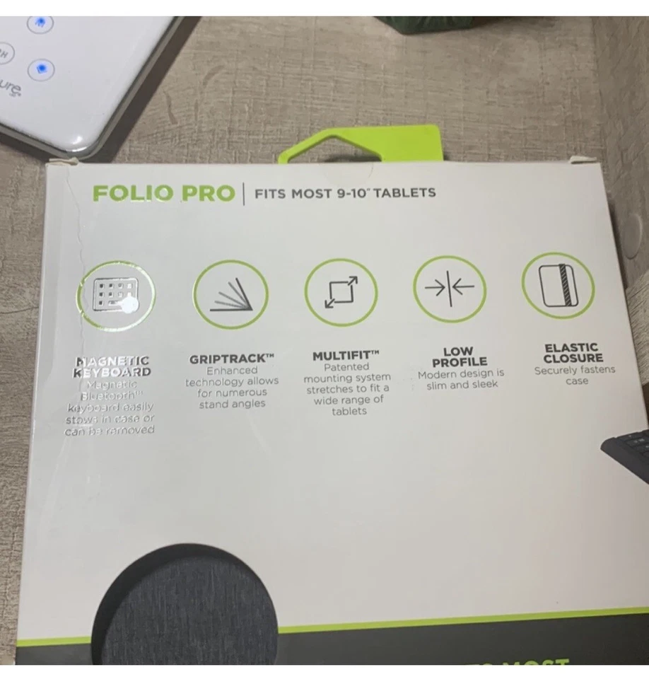 M-Edge Keyboard for 9-10" Tablets Stealth Pro Universal  Case. NEW Bluetooth - Image 2 of 4