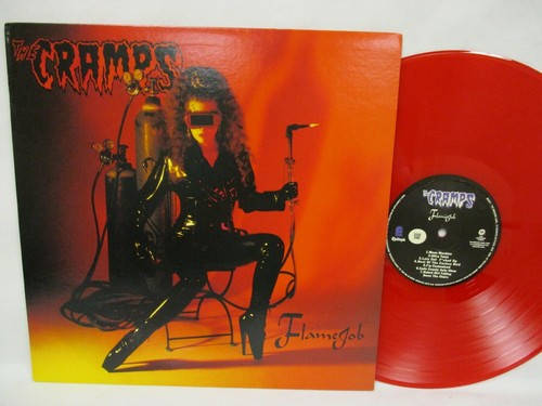 The Cramps Flame Job 1994 NM+ Record Red Wax Epitaph 86449-1 Psychobilly RARE
