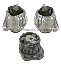 HYDRAULIC OIL FILLED ENGINE MOTOR TRANSMISSION MOUNT MOUNTS for BMW Xi SET 3