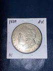 1889- Morgan Silver Dollar AU