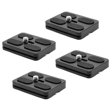 4PC Quick Release Plate for Arca Swiss with 1/4''-20 Camera Screw Tripod Moun...