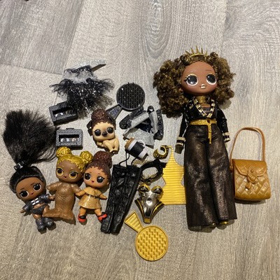 Lol Surprise Omg Dolls Royal Queen Bee Baby Doll Mixed Lot Of Accessories 