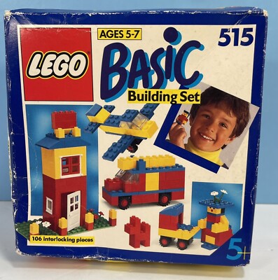 Lego 515 Basic Building Set-Brand New in Sealed Original Box