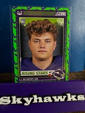 2024 Panini Score-A-Treat Rising Stars Green Bats #19 J.J. McCarthy (RC)