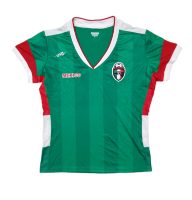 Women's Mexico National Football Soccer Jersey Short Sleeve V-Neck | eBay