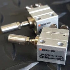 SMC Pneumatics - CUJB6-4DM - Cylinder - Double Acting - Free Mount (Lot of 2)