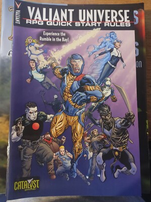 Free RPG Day Valiant Universe Quick Start Rules Experience the Rumble in the Bay