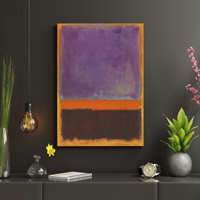 Mark Rothko Ohne Titel 1952 Leinwand Reproduktion, Art, Wandbild, Wandkunst