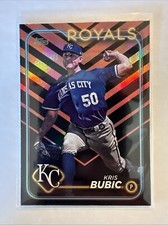 2024 Topps Update #US148 Kris Bubic black and orange Halloween foil Holiday