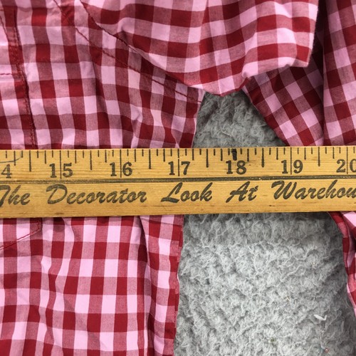 Camisa J.Crew Manga Larga Abotonada Niños Jóvenes 00 Rojo Cuadros Algodón Informal - Imagen 8 de 21