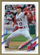 2021 Topps Baseball 70th Anniversary Series 1 Shohei Ohtani Card 150