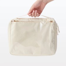 MUJI Collection Case A5 Wide Pocket-selectable Ivory NDG10A3A "US Seller"