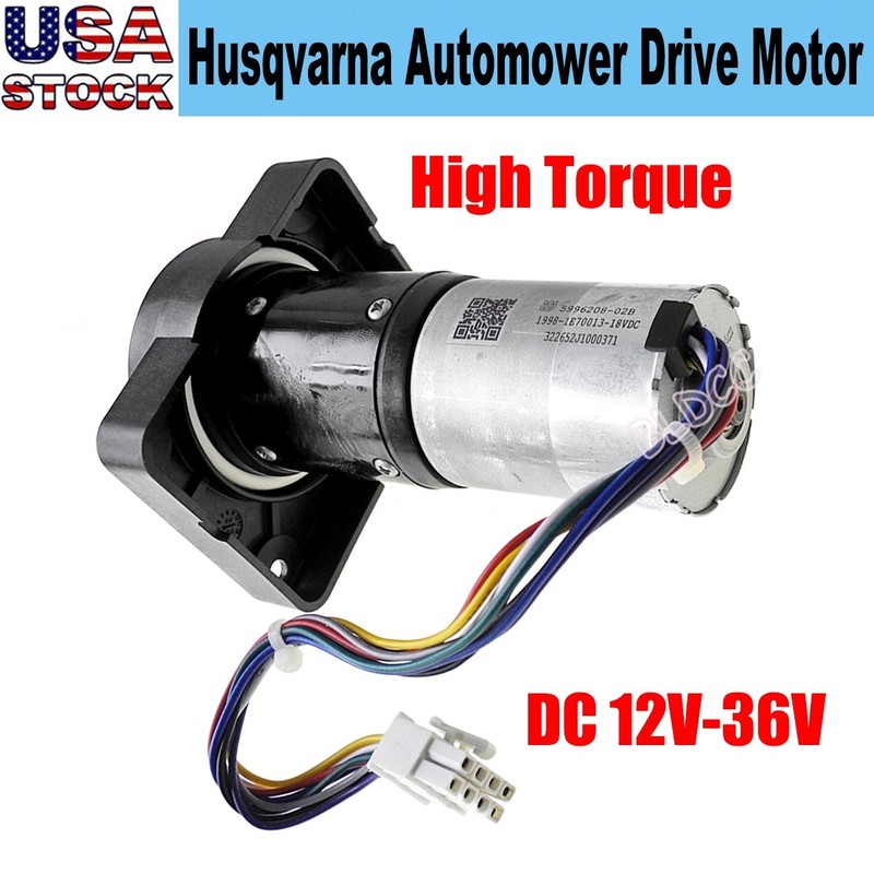 Husqvarna DC 18V 24V 36V Brushless Gear Motor Drive Wheel Motor Robot Lawn Mower
