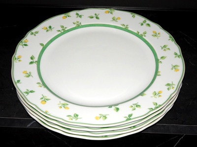 HUTSCHENREUTHER Medley Summerdream Rose 4 schöne Platzteller 30,5 cm 1.Wahl