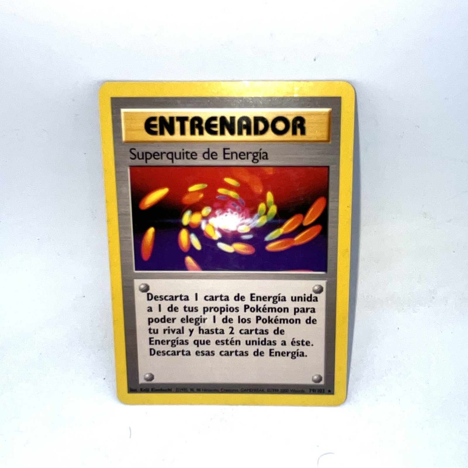 Super Energy Removal 79/102 Base Set Rare Pokemon Card Spanish Espanol