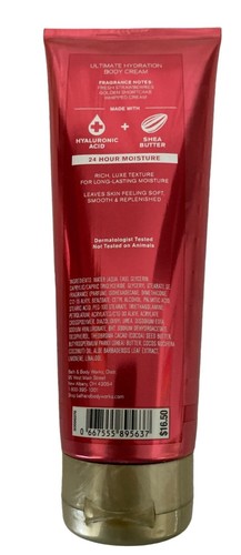 Erdbeer-Pfundkuchen Bath & Body Works Creme 8 Unzen NEU Trinkwasser - Bild 2 von 2