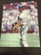 MICKEY TETTLETON SIGNED 8X10 PHOTO ORIOLES A'S BASEBALL AUTOGRAPH AUTO COA