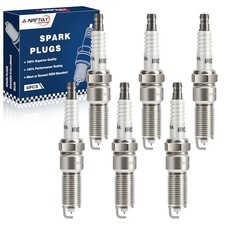 Iridium Platinum Spark Plugs 6 Pack LZTR5AIX13 LZTR5AGP Compatible with 2001