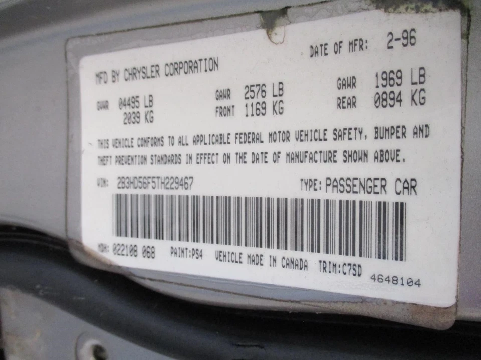 Used Rack and Pinion Assembly fits: 1996 Dodge Intrepid Power Rack and Pinion w/ - Image 4 of 4