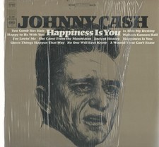 Johnny Cash – Happiness Is You Vinyl Record LP 1966 Country