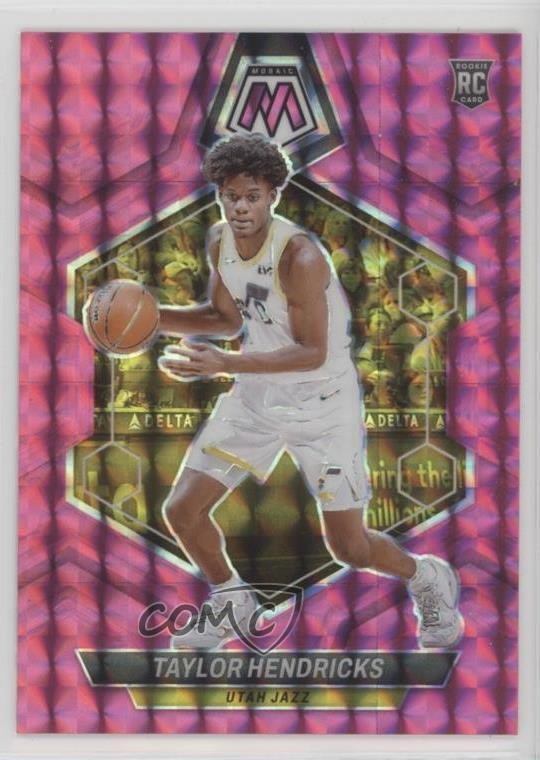 2023 Panini Mosaic Rookies Pink Prizm /149 Taylor Hendricks #221 Rookie RC 1k4m