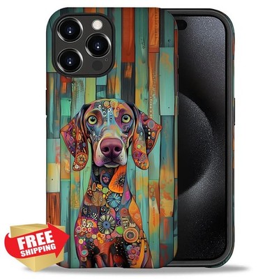 iPhone 16 Pro Max Case, Bvkilrvc Complex Color Dog Liquid Silicone Shockproof