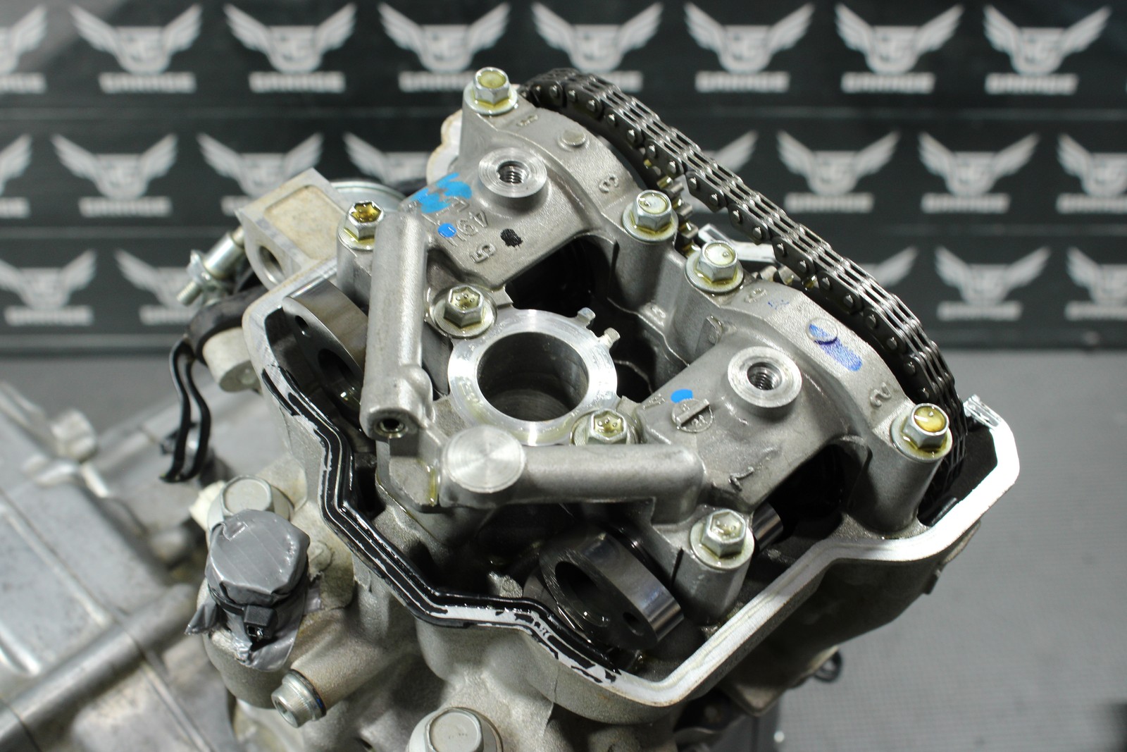 2018 SUZUKI RMZ250 COMPLETE OEM ENGINE MOTOR CRANKCASES TOP BOTTOM END NICE!