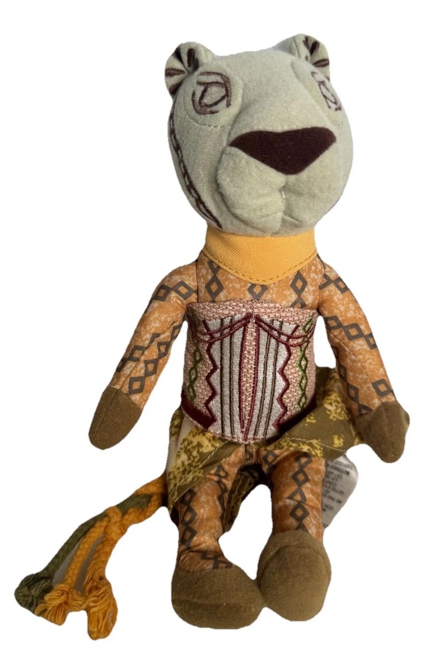 Disney Rey León Nala Peluche Juguete Suave 9” Muñeca Musical Broadway