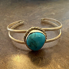 Vintage Sterling Silver Split Shank  Bracelet...