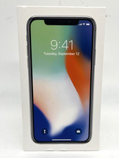 APPLE IPHONE X EMPTY BOX ONLY SILVER 64GB ORIGINAL PACKAGING NO PHONE