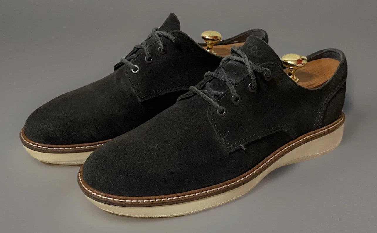 Oxford uomo ECCO grigio scamosciato stringato taglia 10