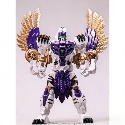 Lijiang Tigerhawk BW Transform Robot Tiger Dual Form Action Figure Kids Toys