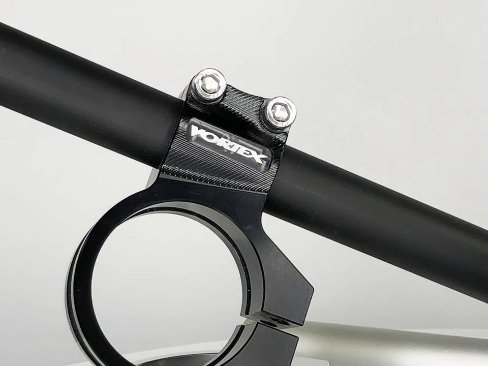 CLIP-ONS VÓRTICE 48mm ÁNGULO 0 GRADOS (NEGRO) Se adapta a: Honda CBR600RR, CBR600RA CL48ZK Foto 3 de 4