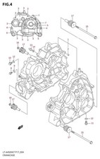 Suzuki Genuine ATV Bolt LT-A450X LT-A450XZ LT-A500X LT-A500XZ 01550-0875B-000