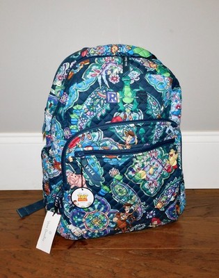 HTF! Vera Bradley Disney Pixar Toy Story Campus Backpack Andy's Room Large