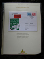 Sonderblatt Deutsche Einheit - FDC v. 2.10.1990 !! DS DDR -  EILSENDUNG berlin